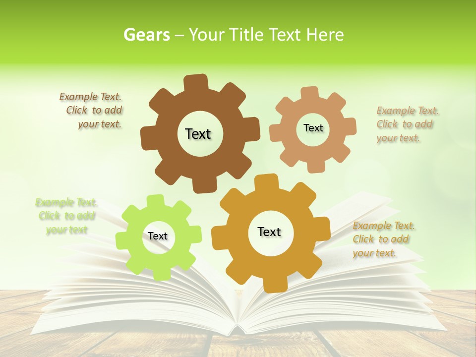 Write Blank Bright PowerPoint Template