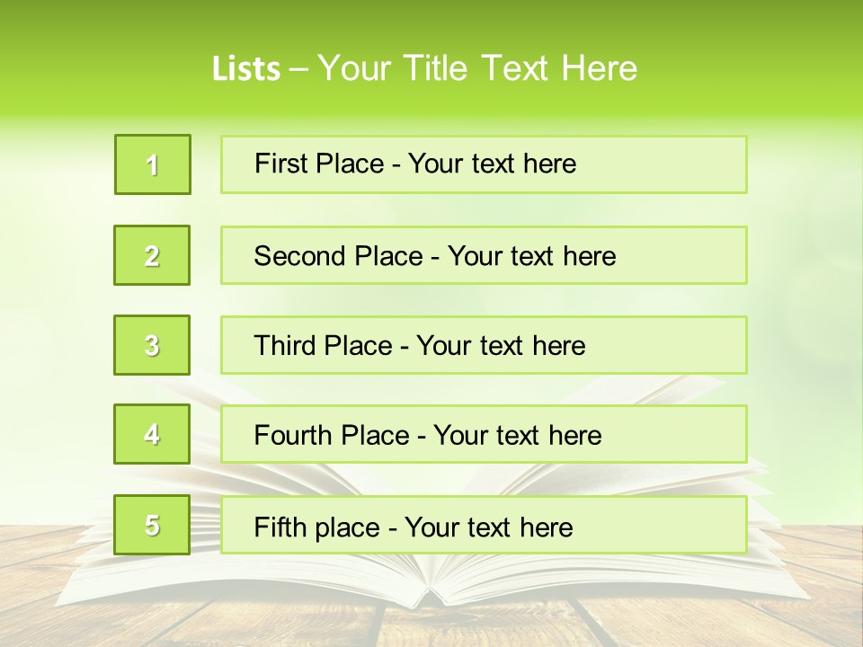 Write Blank Bright PowerPoint Template