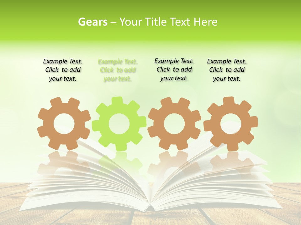 Write Blank Bright PowerPoint Template