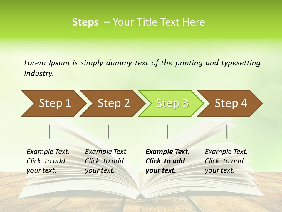 Write Blank Bright PowerPoint Template