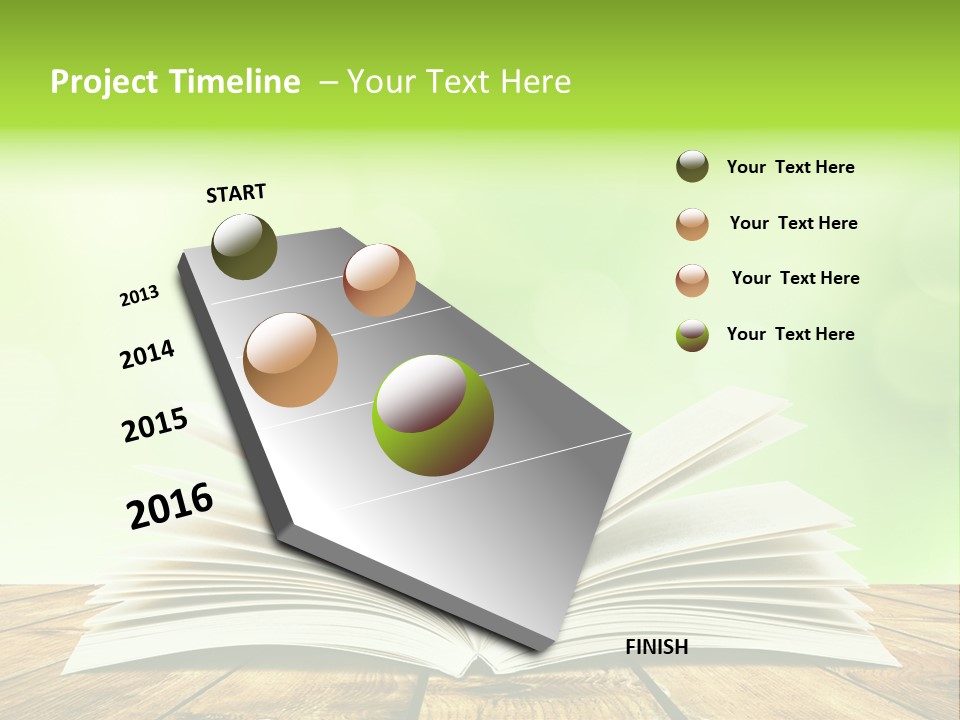 Write Blank Bright PowerPoint Template