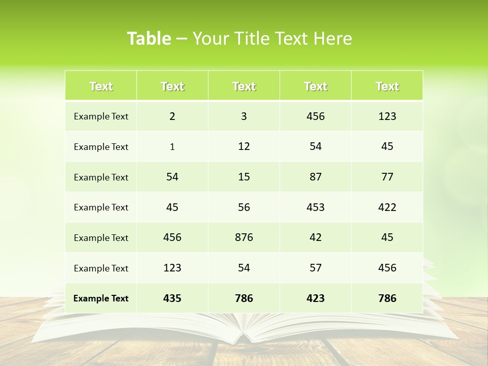 Write Blank Bright PowerPoint Template