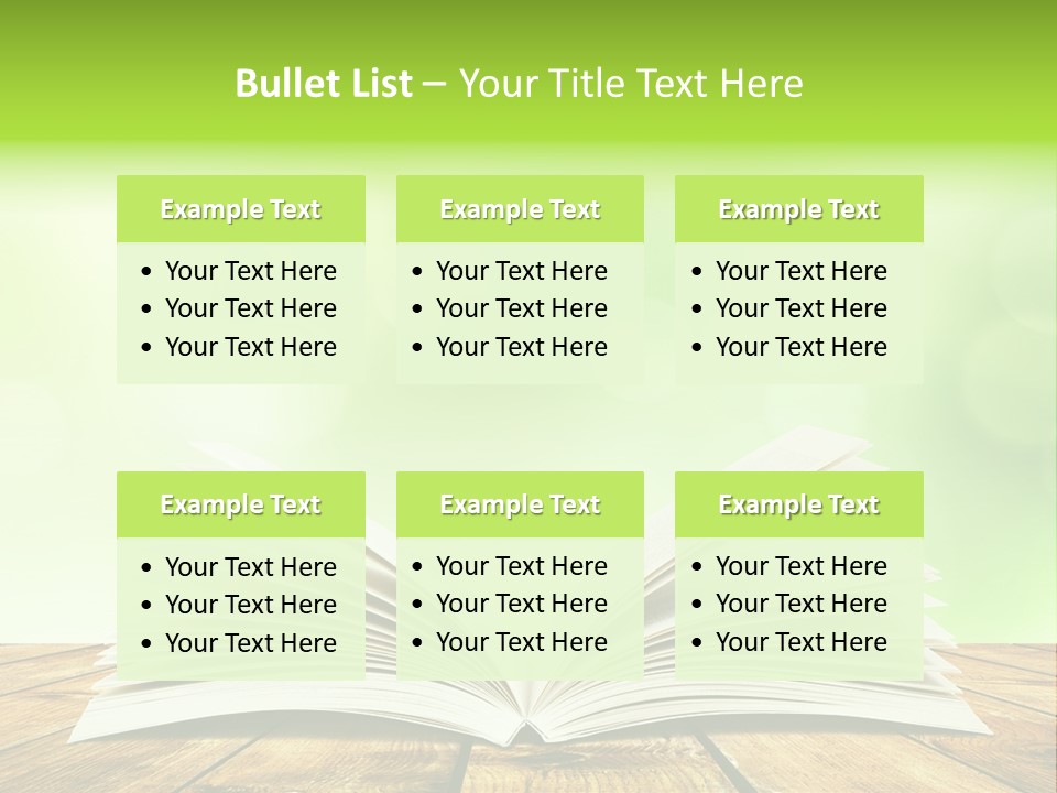 Write Blank Bright PowerPoint Template