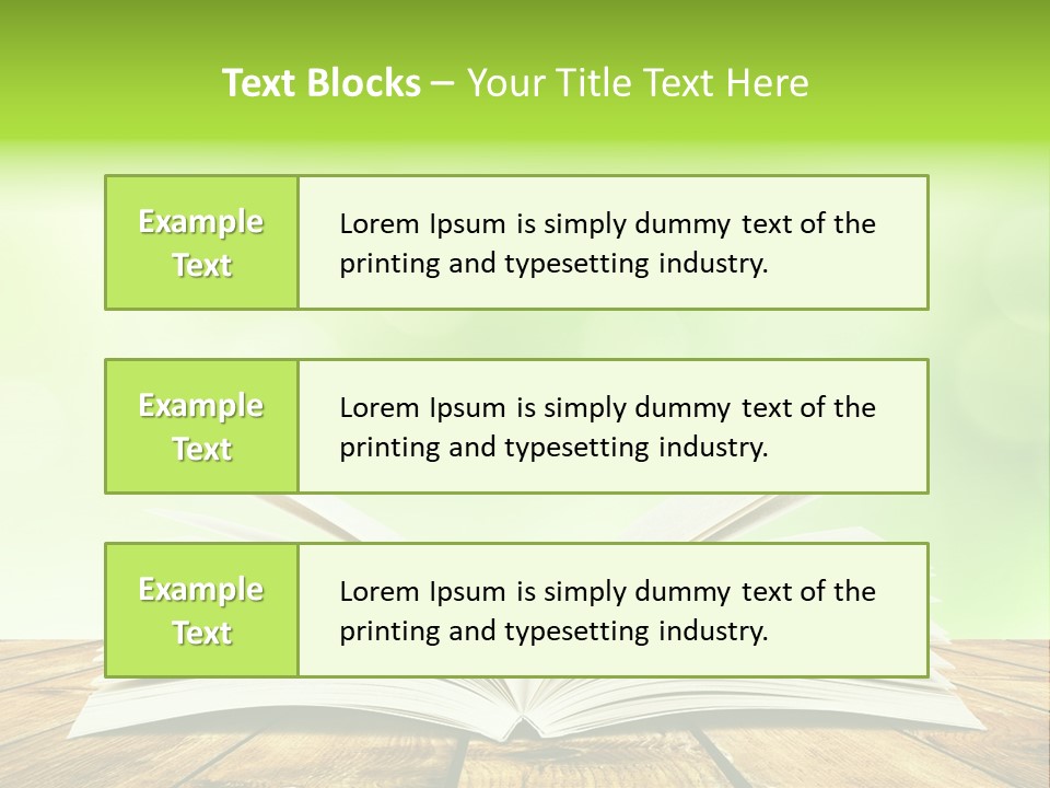 Write Blank Bright PowerPoint Template