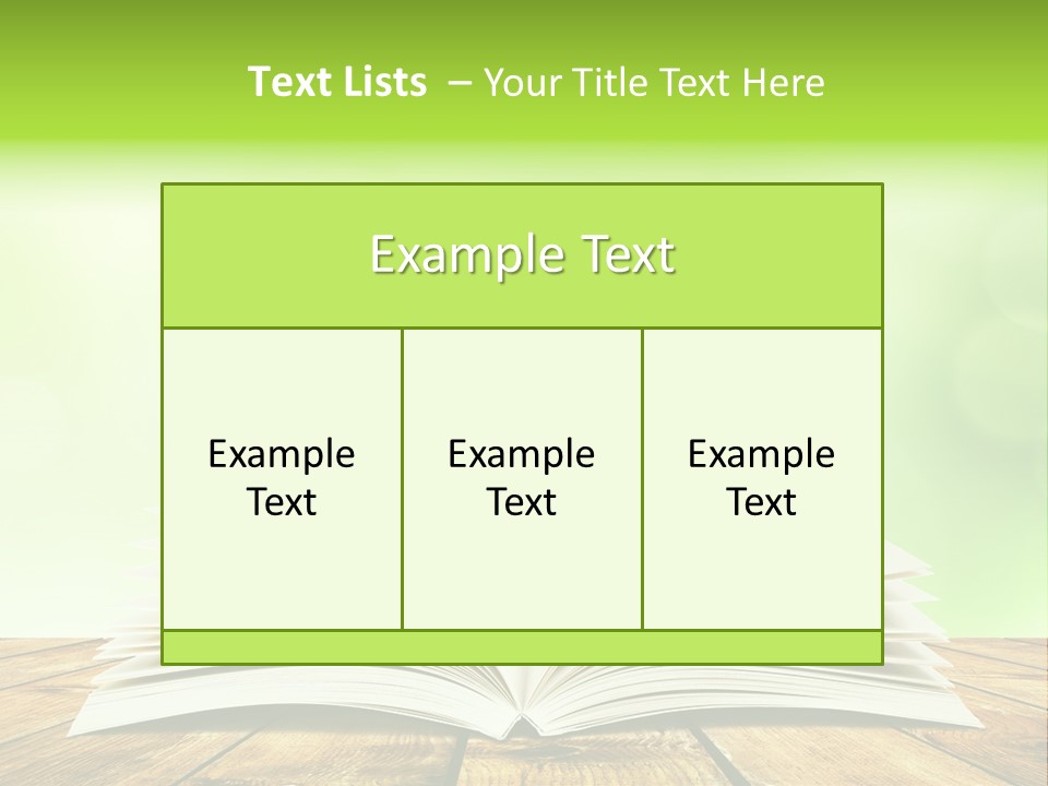 Write Blank Bright PowerPoint Template