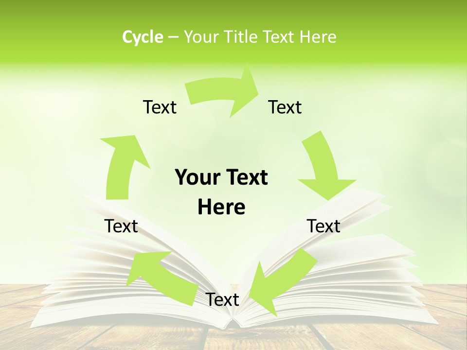 Write Blank Bright PowerPoint Template