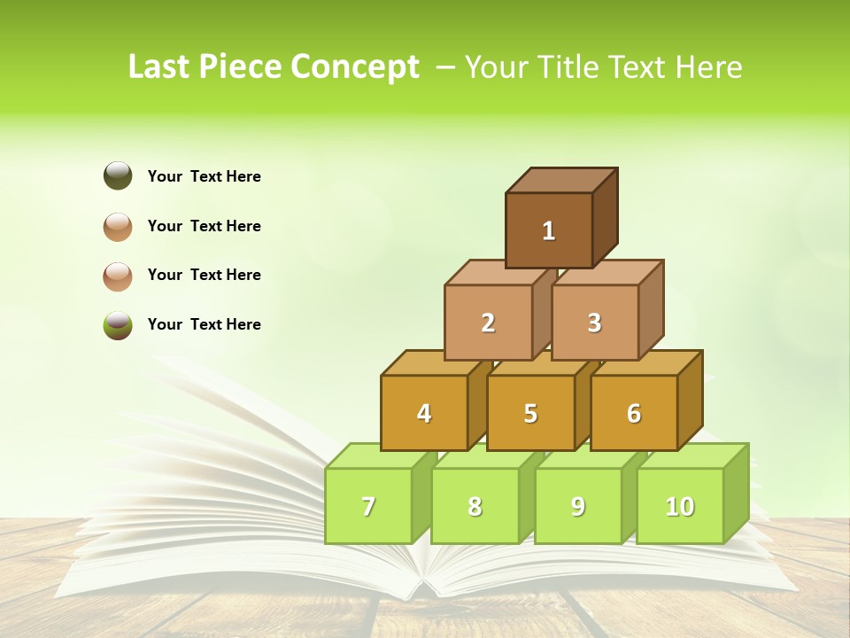 Write Blank Bright PowerPoint Template