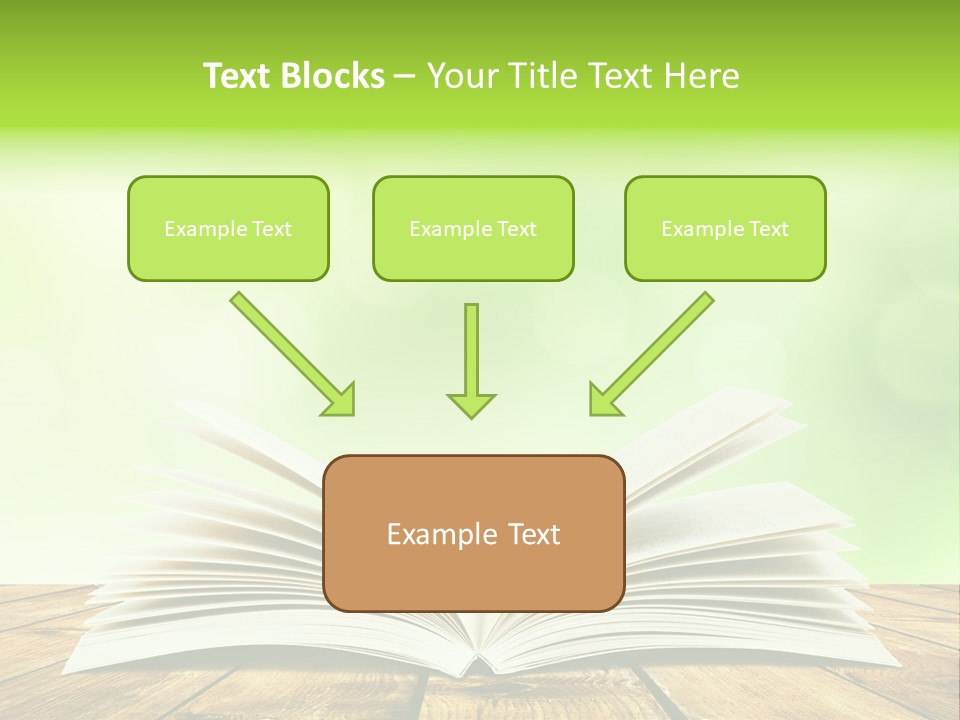 Write Blank Bright PowerPoint Template