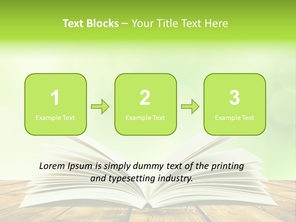 Write Blank Bright PowerPoint Template