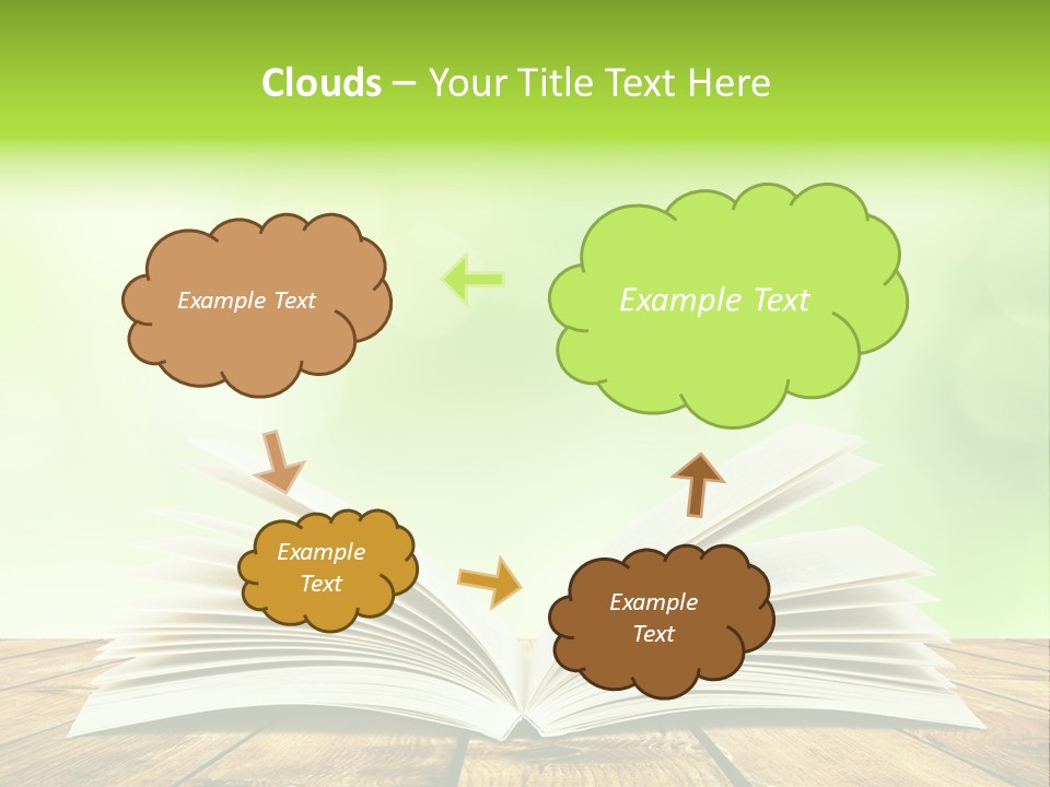 Write Blank Bright PowerPoint Template