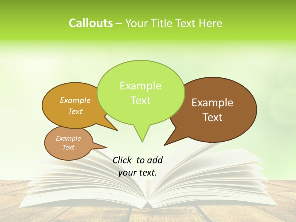 Write Blank Bright PowerPoint Template