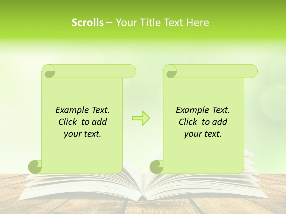 Write Blank Bright PowerPoint Template