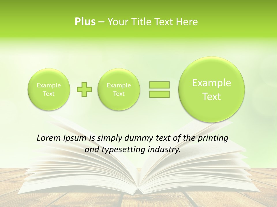 Write Blank Bright PowerPoint Template