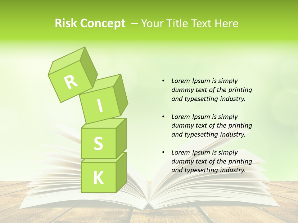 Write Blank Bright PowerPoint Template