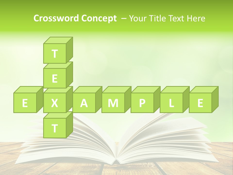 Write Blank Bright PowerPoint Template