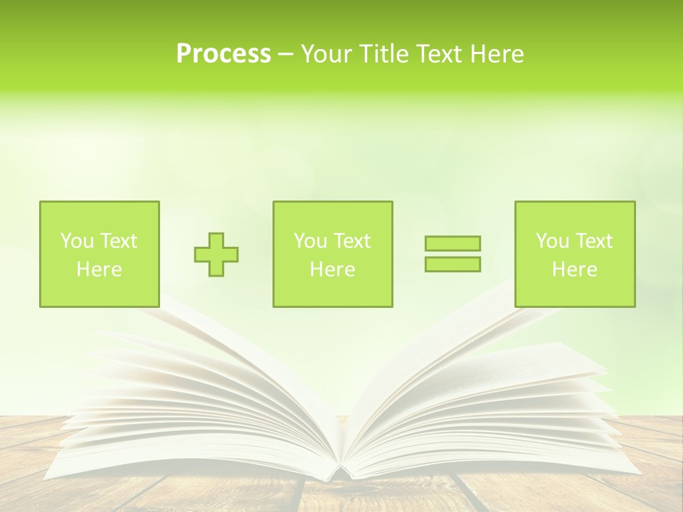 Write Blank Bright PowerPoint Template