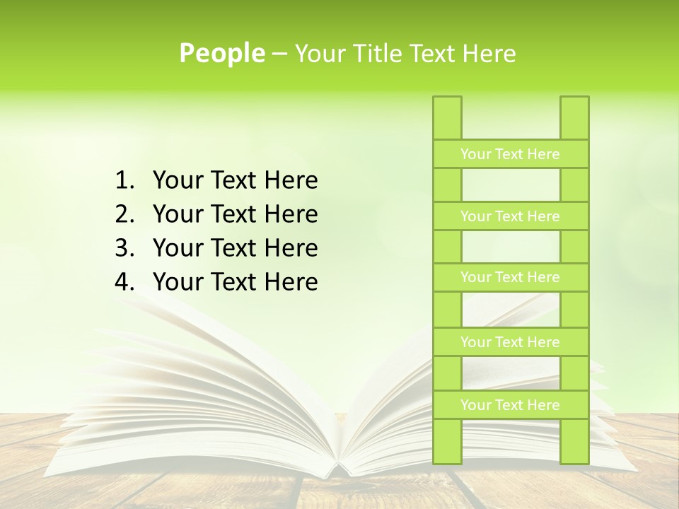 Write Blank Bright PowerPoint Template