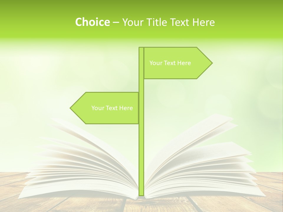 Write Blank Bright PowerPoint Template