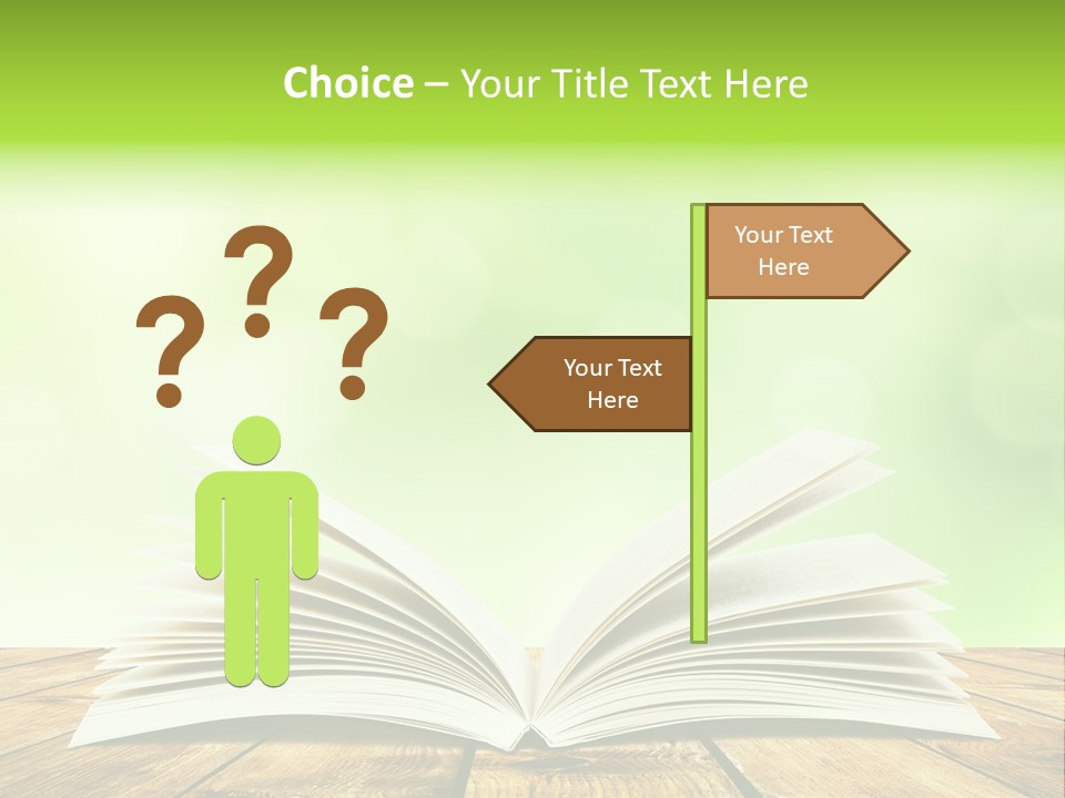 Write Blank Bright PowerPoint Template