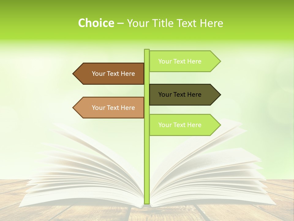 Write Blank Bright PowerPoint Template