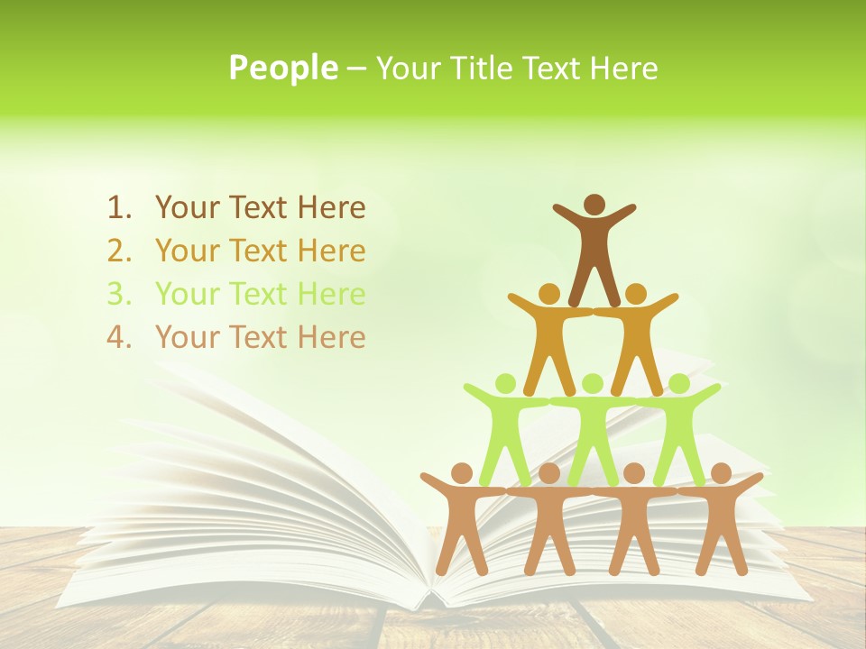 Write Blank Bright PowerPoint Template