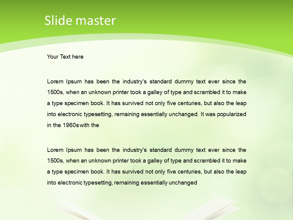 Literature Information Yellow PowerPoint Template