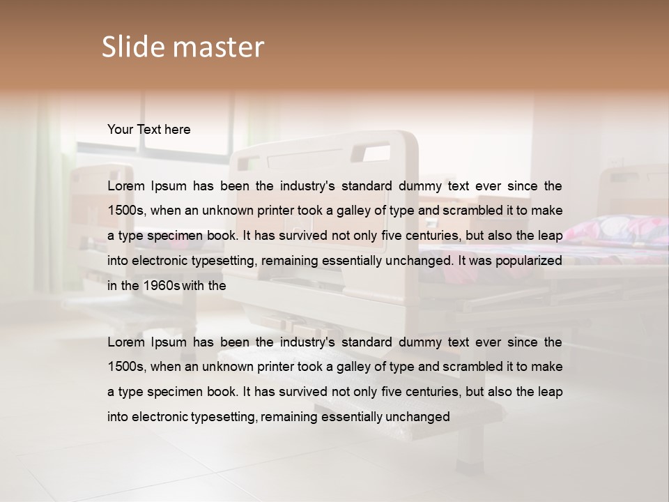 Recovery Nobody Hospital PowerPoint Template