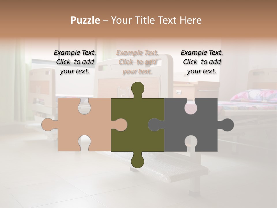 Recovery Nobody Hospital PowerPoint Template