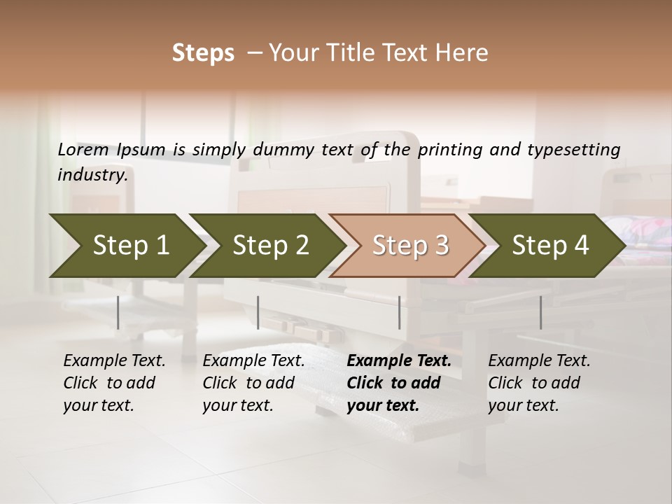 Recovery Nobody Hospital PowerPoint Template