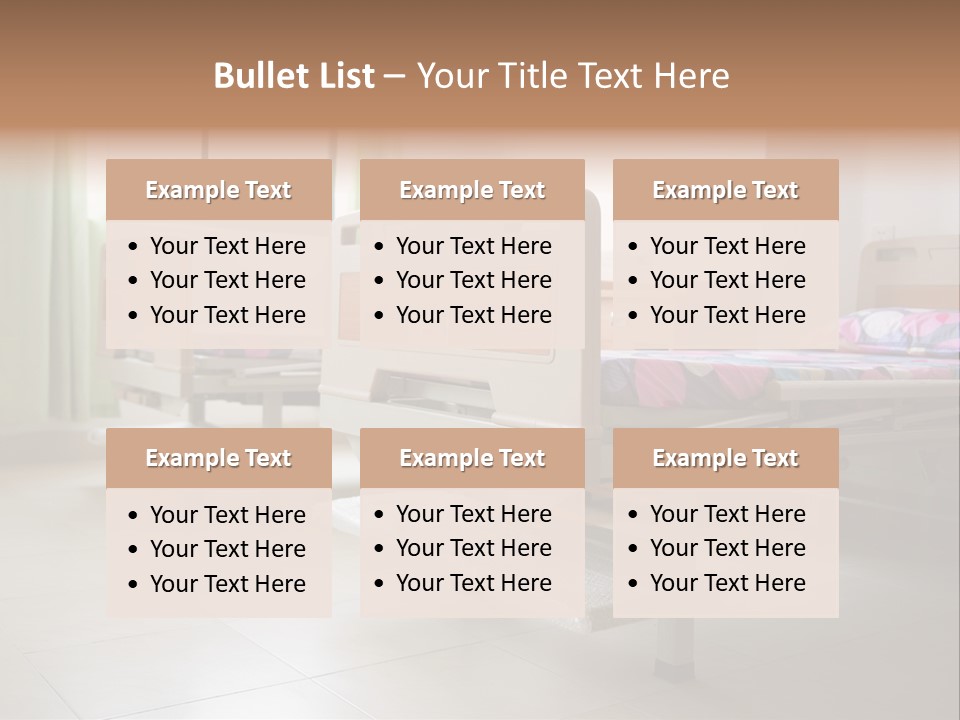 Recovery Nobody Hospital PowerPoint Template