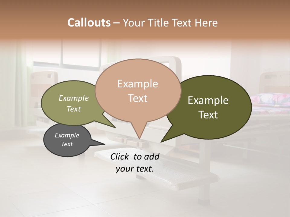 Recovery Nobody Hospital PowerPoint Template