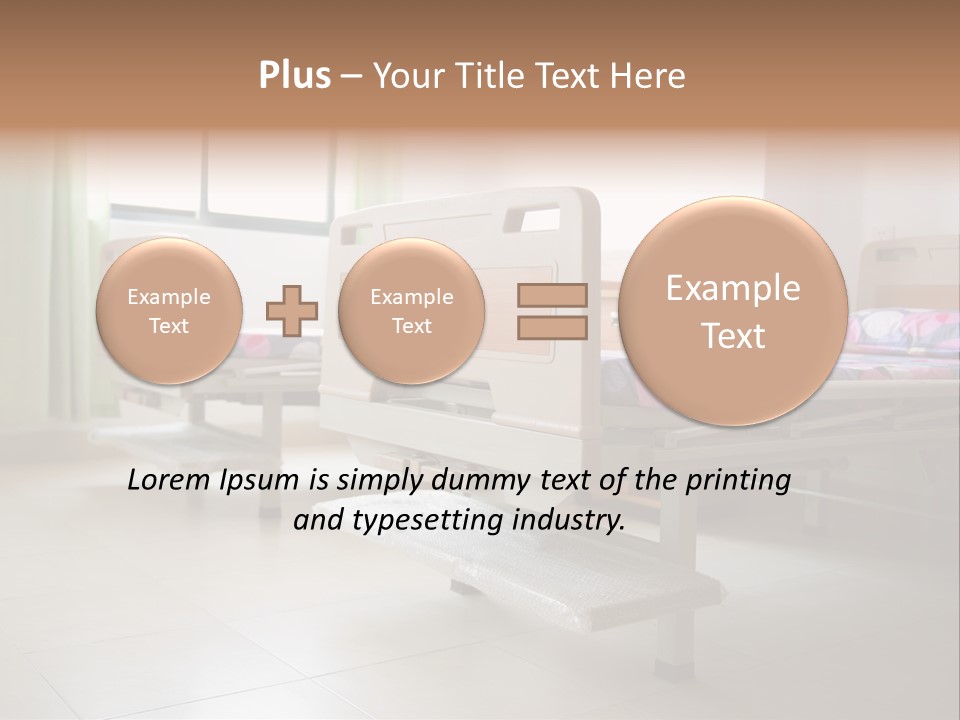 Recovery Nobody Hospital PowerPoint Template