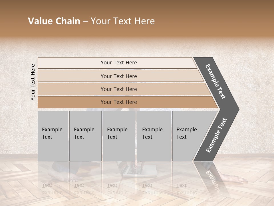 Male Practicing Fun PowerPoint Template