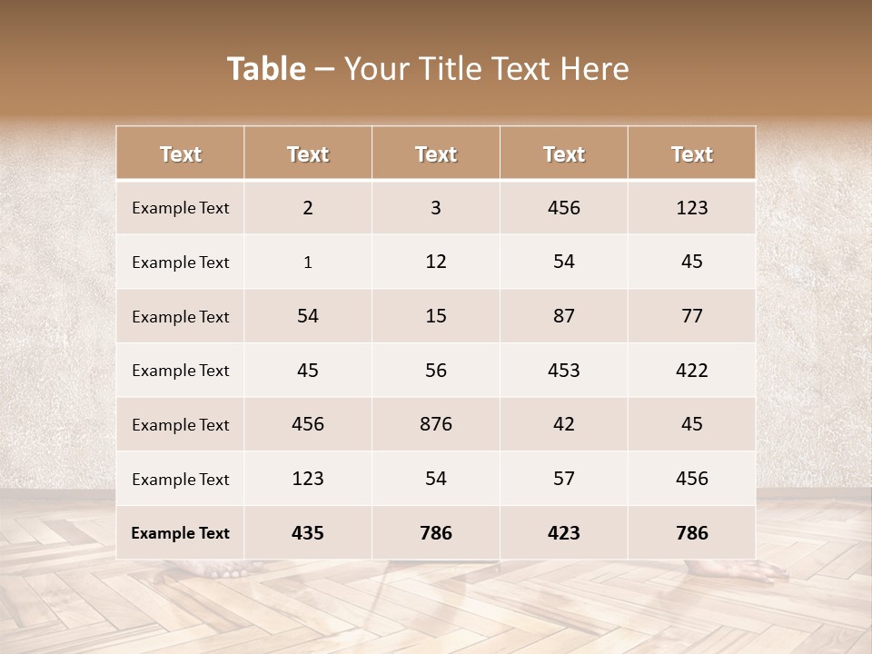 Male Practicing Fun PowerPoint Template