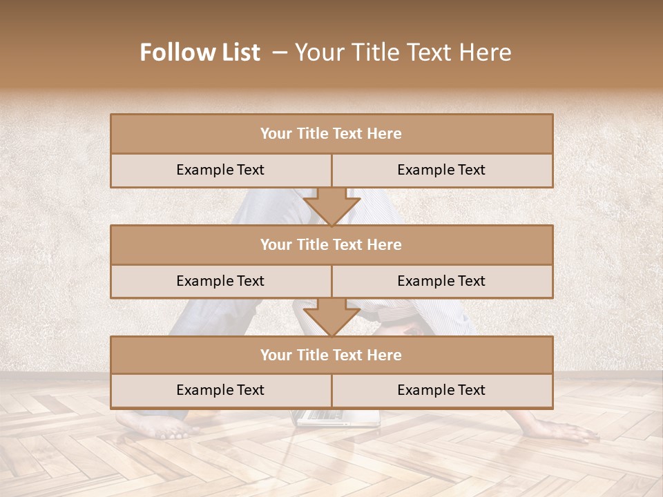 Male Practicing Fun PowerPoint Template