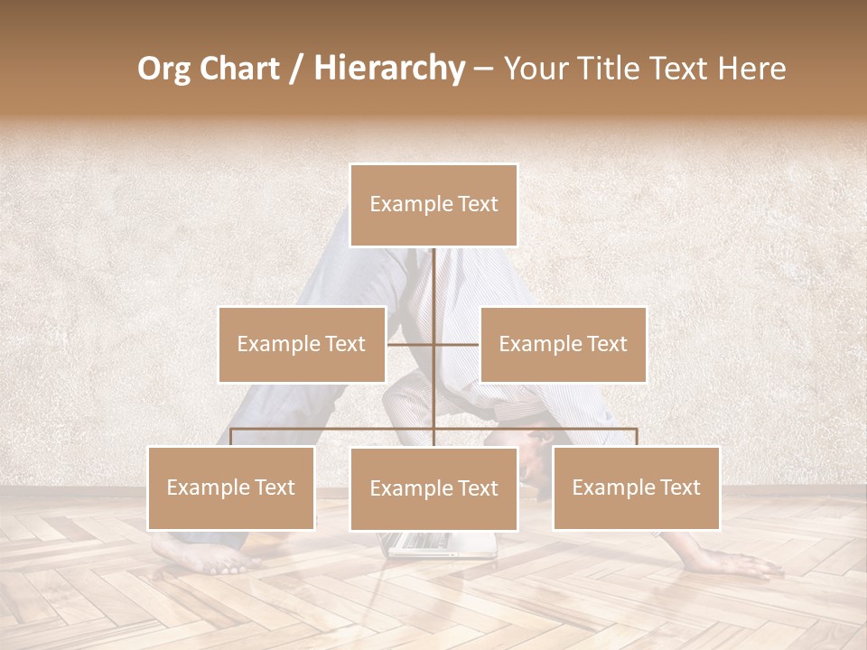 Male Practicing Fun PowerPoint Template