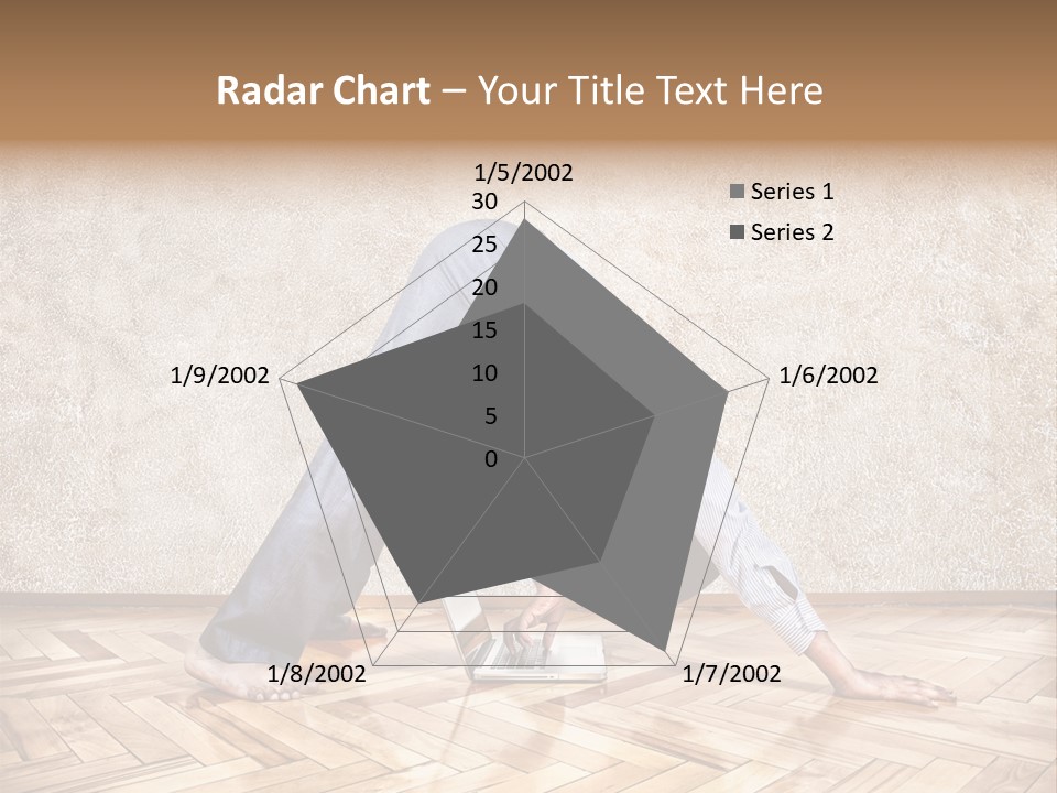 Male Practicing Fun PowerPoint Template