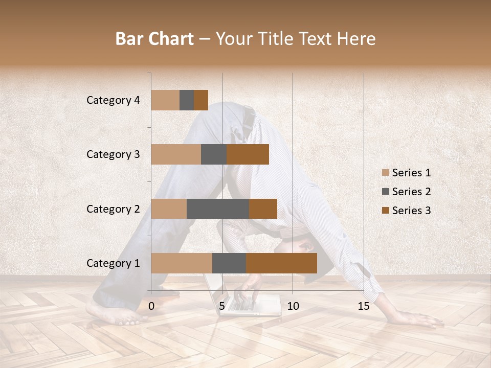 Male Practicing Fun PowerPoint Template