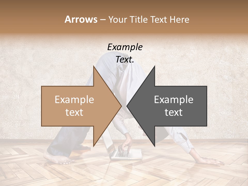 Male Practicing Fun PowerPoint Template