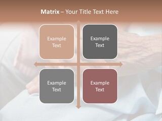 Elder Aged Wrinkled PowerPoint Template