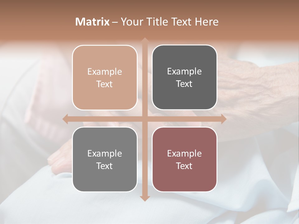 Elder Aged Wrinkled PowerPoint Template