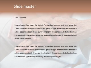 Elder Aged Wrinkled PowerPoint Template