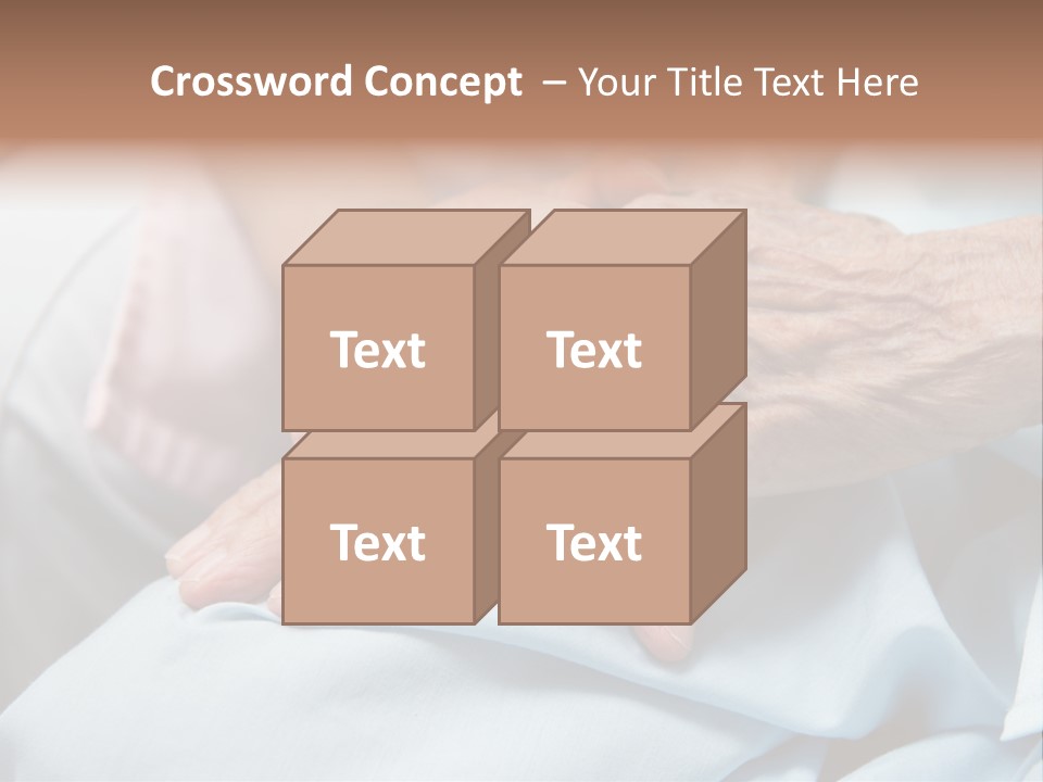 Elder Aged Wrinkled PowerPoint Template