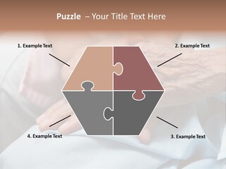 Elder Aged Wrinkled PowerPoint Template