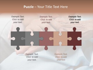 Elder Aged Wrinkled PowerPoint Template