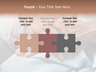 Elder Aged Wrinkled PowerPoint Template