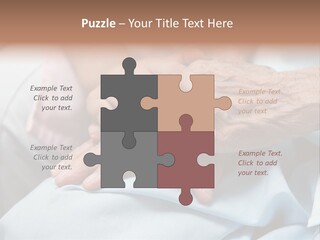 Elder Aged Wrinkled PowerPoint Template