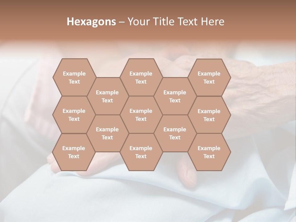 Elder Aged Wrinkled PowerPoint Template