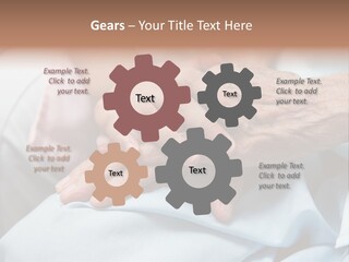 Elder Aged Wrinkled PowerPoint Template