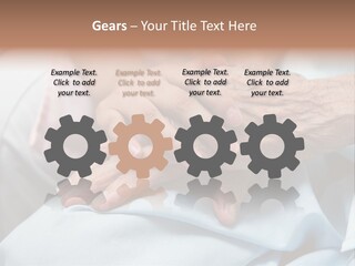 Elder Aged Wrinkled PowerPoint Template